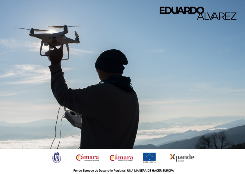 sujetando-dron